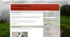 Desktop Screenshot of doctors4justice.net