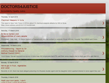 Tablet Screenshot of doctors4justice.net